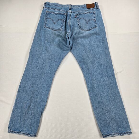 Levi's Premium High Rise Wedgie Icon Ankle Distressed Jeans Women's Size 31 - Picture 9 of 9